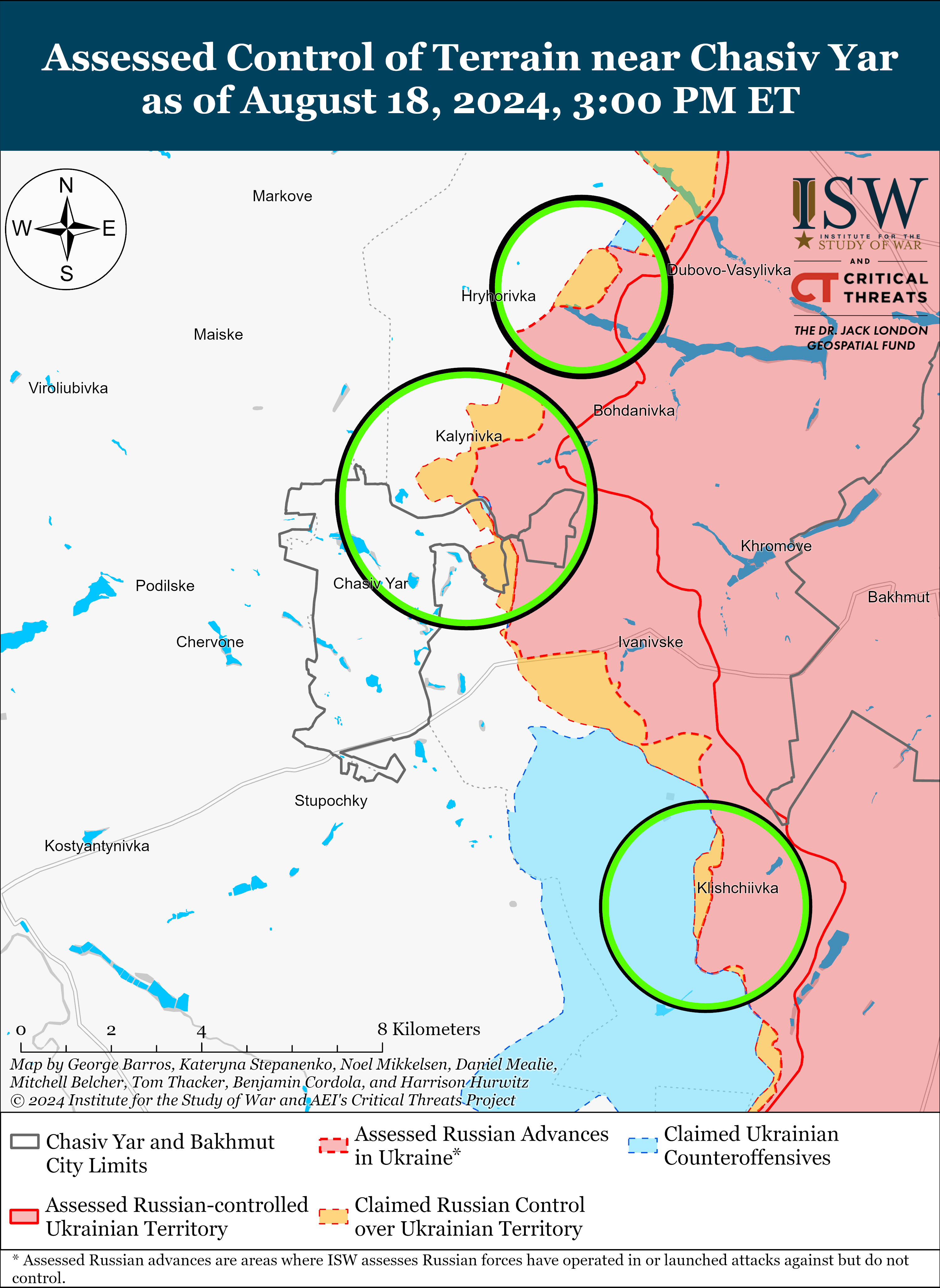 Россияне уменьшили количество авиаударов под Харьковом, но продвинулись в Донецкой области: карты ISW